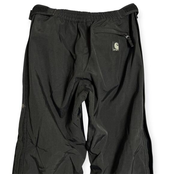 Carhartt Waterproof Breathable Waist Overall Unlined SIZE S 28 Black Pants - Picture 13 of 16